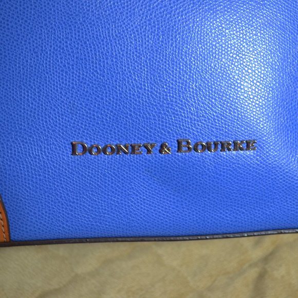 Dooney & Bourke Claremont Hobo Blue Shoulder Bag EUC - Picture 9 of 10